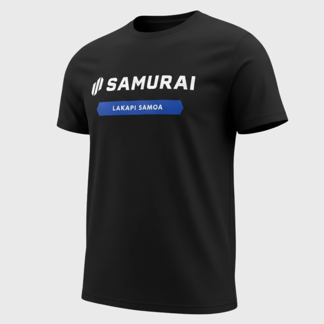 Samurai Samoa Rugby Brand Tee 2024/25 - Rugbystuff.com