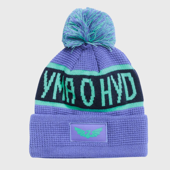 VX3 Scarlets Bobble Beanie Hat Dusted Peri/Navy 2026/27