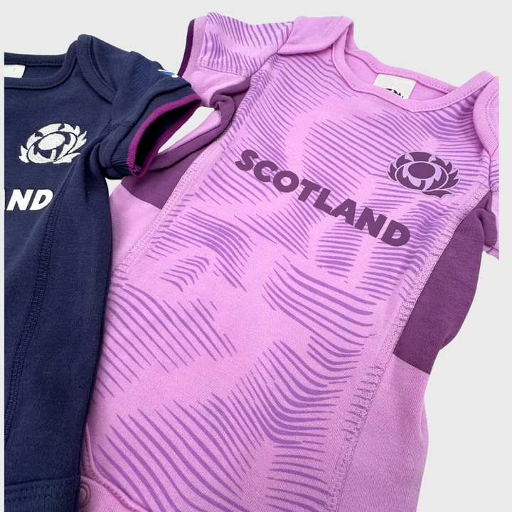 Brecrest Scotland Rugby Baby Bodysuit 2 Pack 2025/26