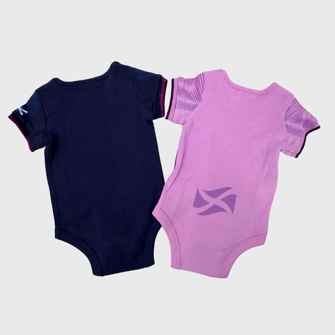Brecrest Scotland Rugby Baby Bodysuit 2 Pack 2025/26