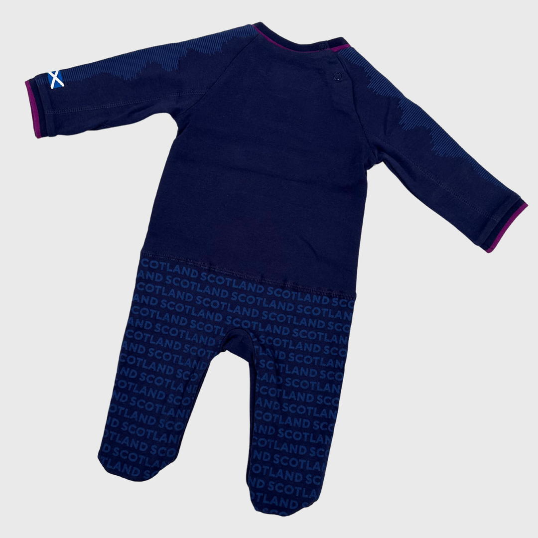 Brecrest Scotland Rugby Home Baby Sleepsuit 2025/26