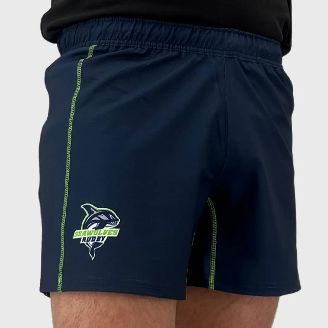 Macron Seattle Seawolves MLR Home Rugby Shorts 2025 - Rugbystuff.com