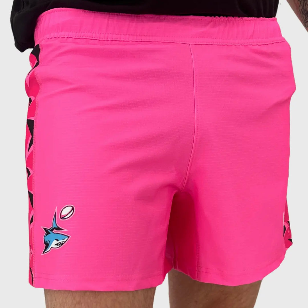 Macron Miami Sharks MLR Away Rugby Shorts 2025 - Rugbystuff.com