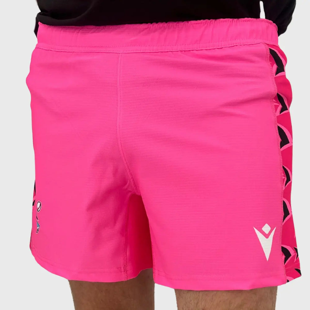 Macron Miami Sharks MLR Away Rugby Shorts 2025 - Rugbystuff.com