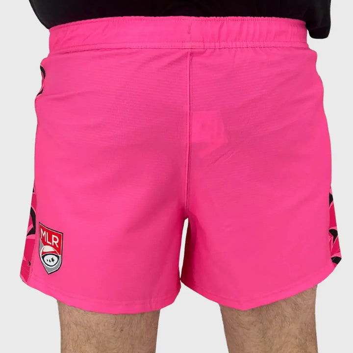 Macron Miami Sharks MLR Away Rugby Shorts 2025 - Rugbystuff.com