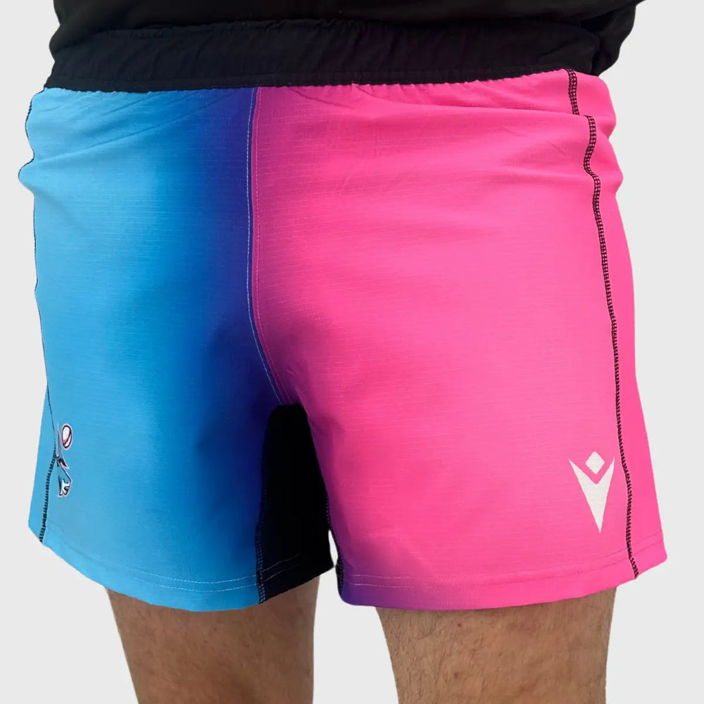 Macron Miami Sharks MLR Home Rugby Shorts 2025 - Rugbystuff.com