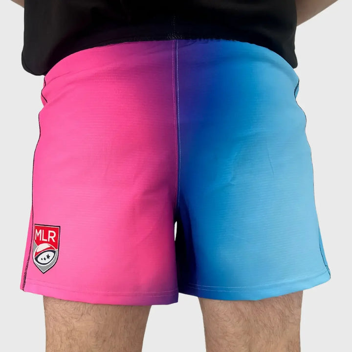 Macron Miami Sharks MLR Home Rugby Shorts 2025 - Rugbystuff.com