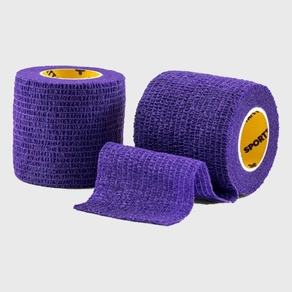 SportTape 5cm x 4.5m Sock Wrap Purple - Rugbystuff.com