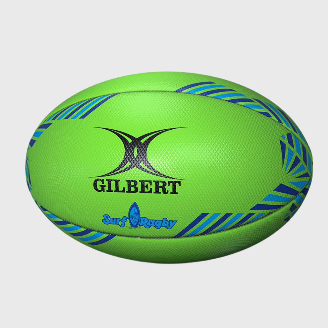 Gilbert Surf Rugby Ball Green Size 5 - Rugbystuff.com
