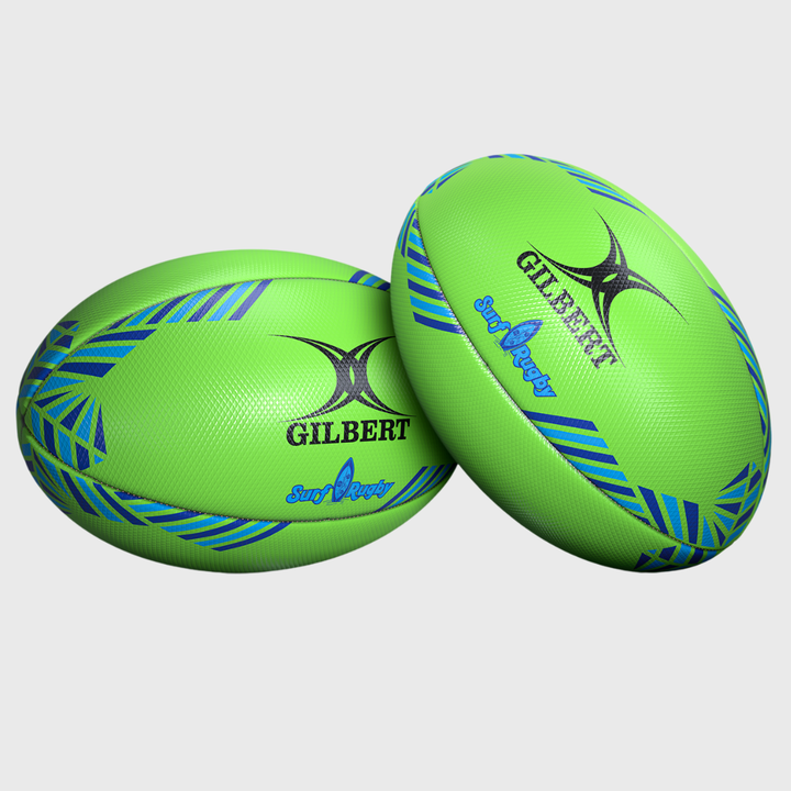 Gilbert Surf Rugby Ball Green Size 5 - Rugbystuff.com