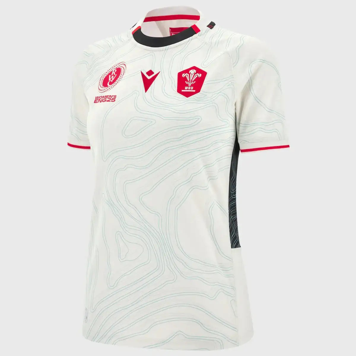 8 Macron Wales WRWC 2025 Women's Away Replica Shirt