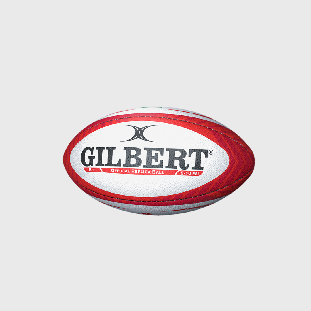 Gilbert Wales Replica Midi Rugby Ball