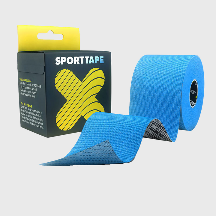 SportTape Kinesiology Tape 5m Roll Blue - Rugbystuff.com