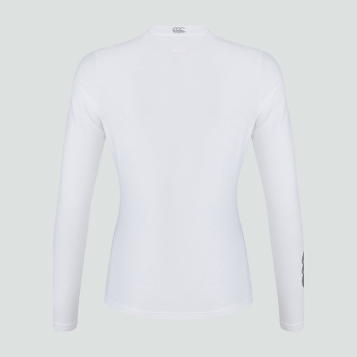 Canterbury Women's Thermoreg Baselayer Long Sleeve White - Rugbystuff.com