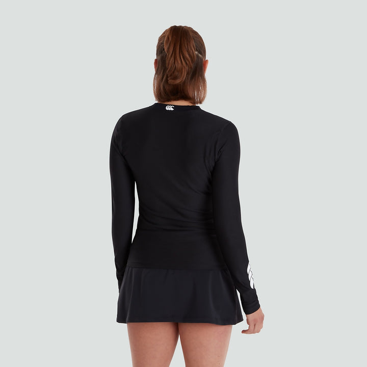 Canterbury Women's Thermoreg Baselayer Long Sleeve Black - Rugbystuff.com