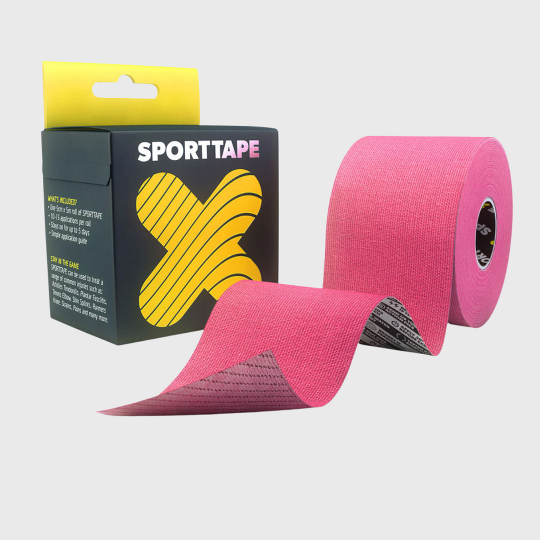 SportTape Kinesiology Tape 5m Roll Pink - Rugbystuff.com
