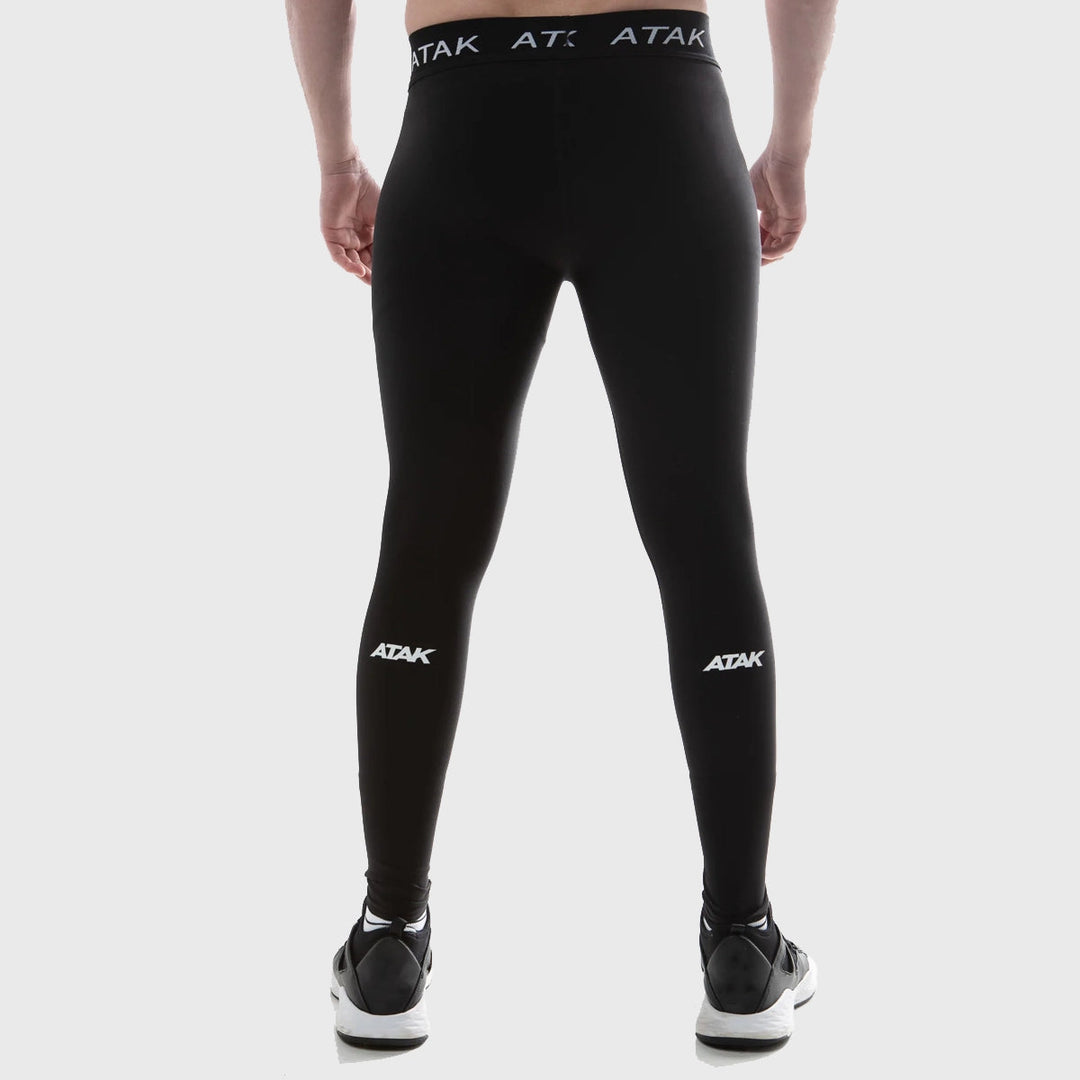 Atak Sports Kid's Compression Tights Black - Rugbystuff.com