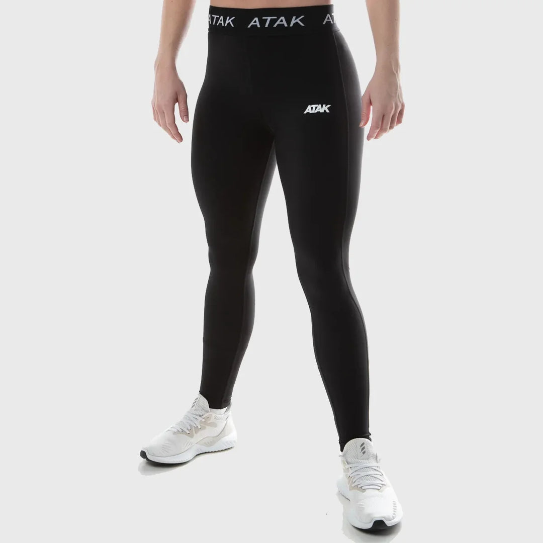 Atak Sports Adult Female Compression Leggings Black