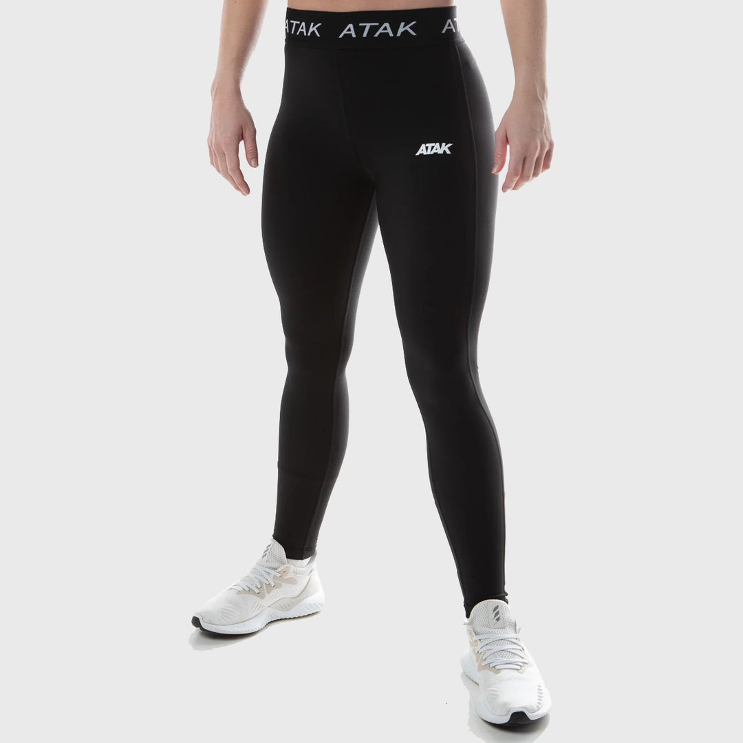 Atak Sports Women's Compression Tights Black