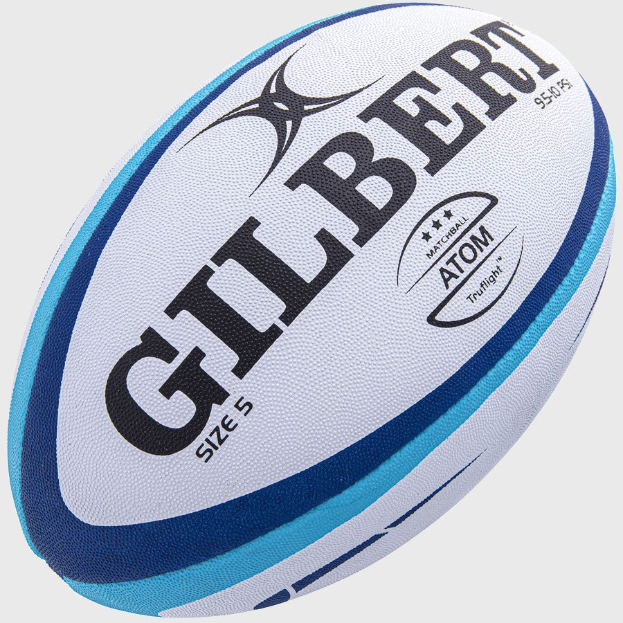 Gilbert Atom Match Ball Blue - Rugbystuff.com