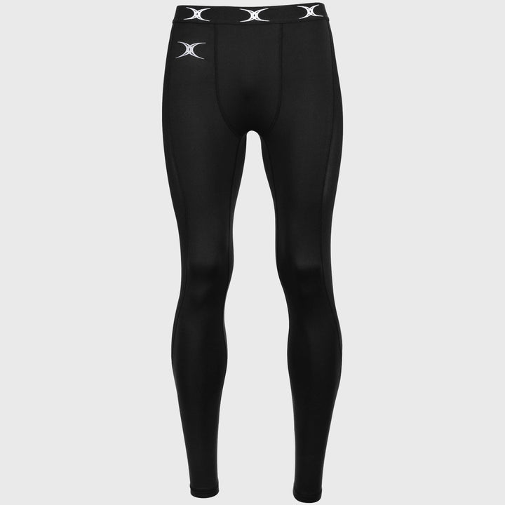 Gilbert Men's Atomic Baselayer Leggings Black - Rugbystuff.com