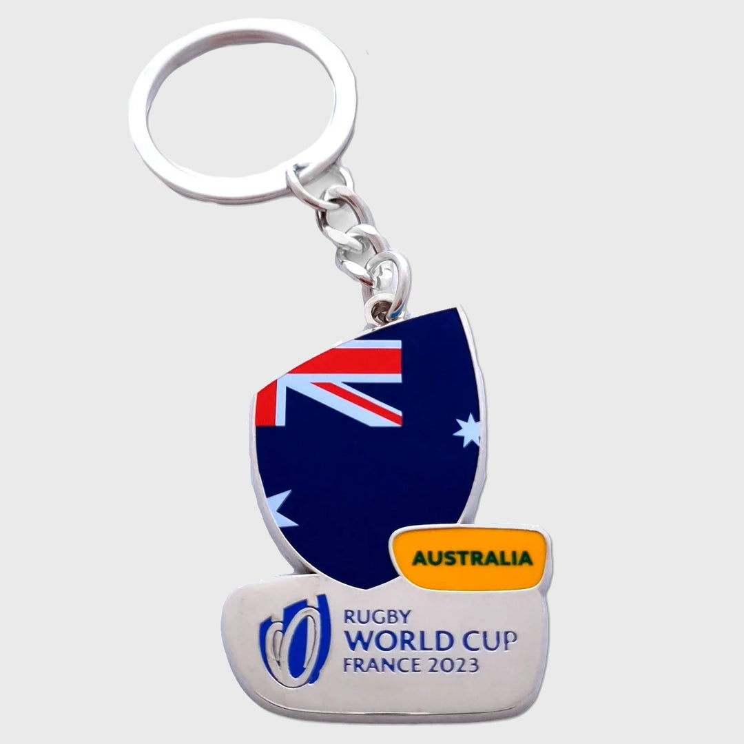 Official Rugby World Cup 2023 Australia Flag Keyring - Rugbystuff.com