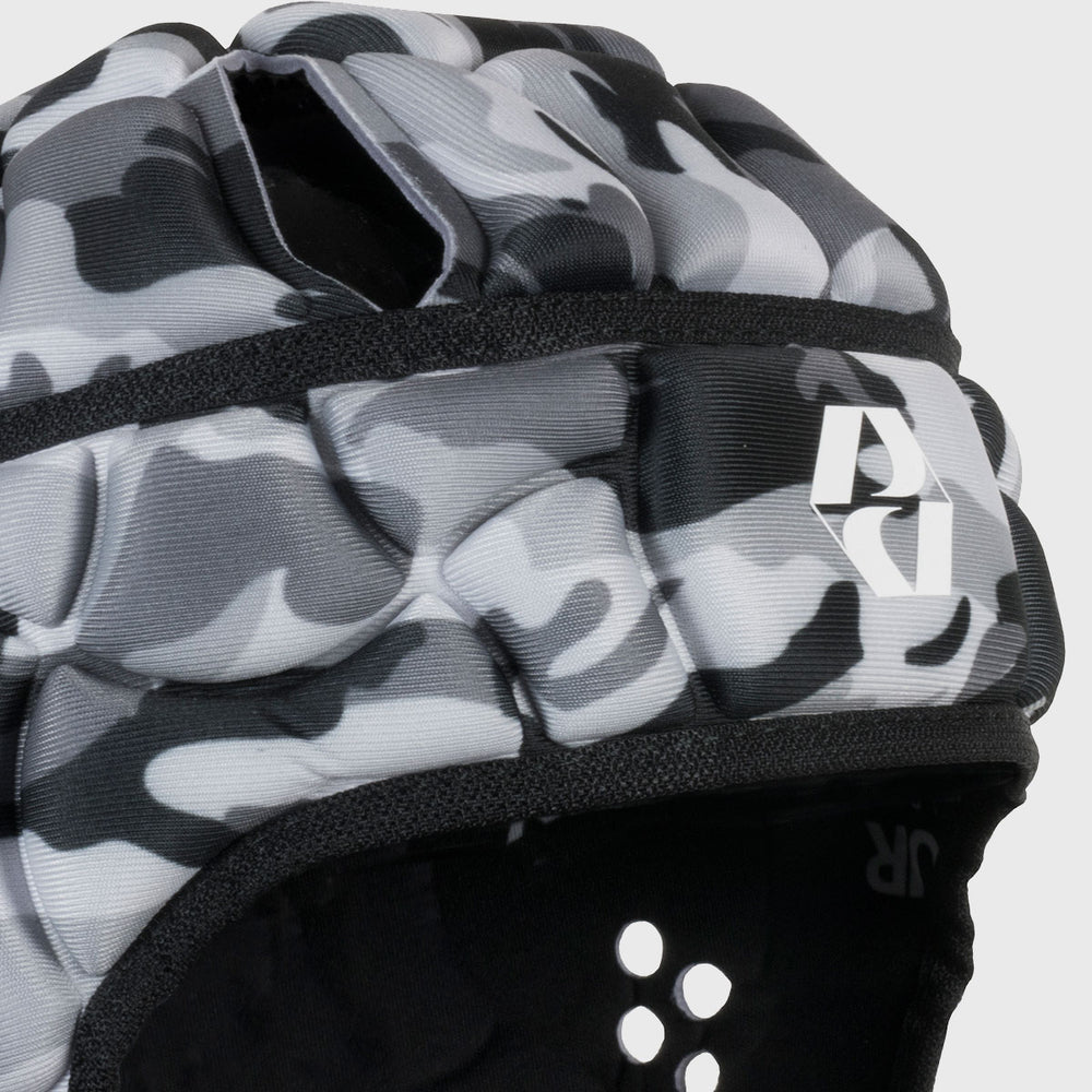 Body Armour Kid's Club Rugby Headguard Black Camo - Rugbystuff.com