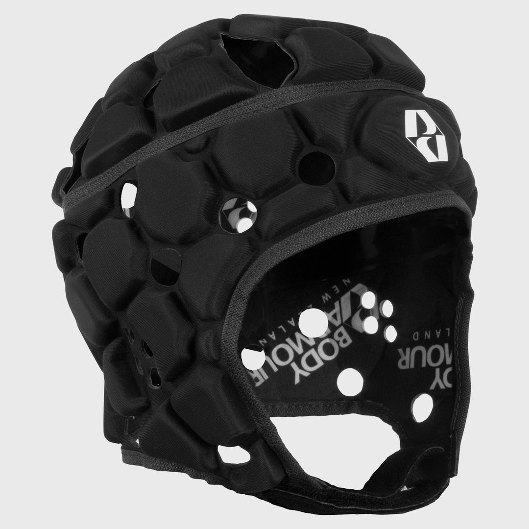 Body Armour Kid's Ventilator Rugby Headguard Black - Rugbystuff.com