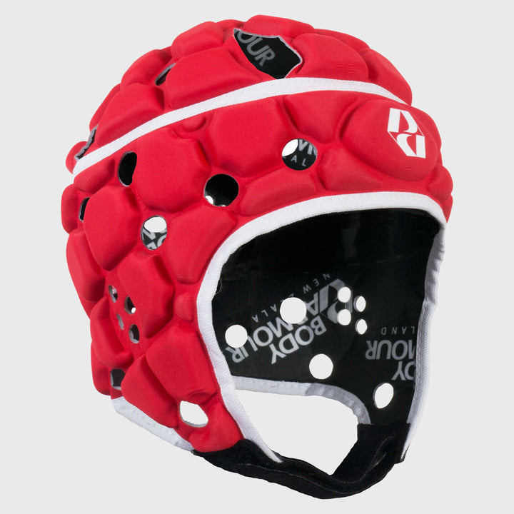 Body Armour Kid's Ventilator Rugby Headguard Red - Rugbystuff.com