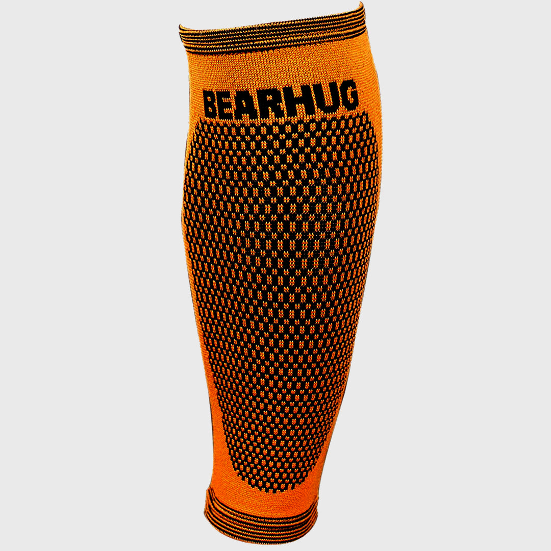 Bearhug Bamboo Calf Sports Support Orange & Black