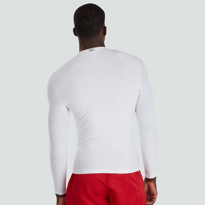 Canterbury Men's Thermoreg Baselayer Long Sleeve White - Rugbystuff.com