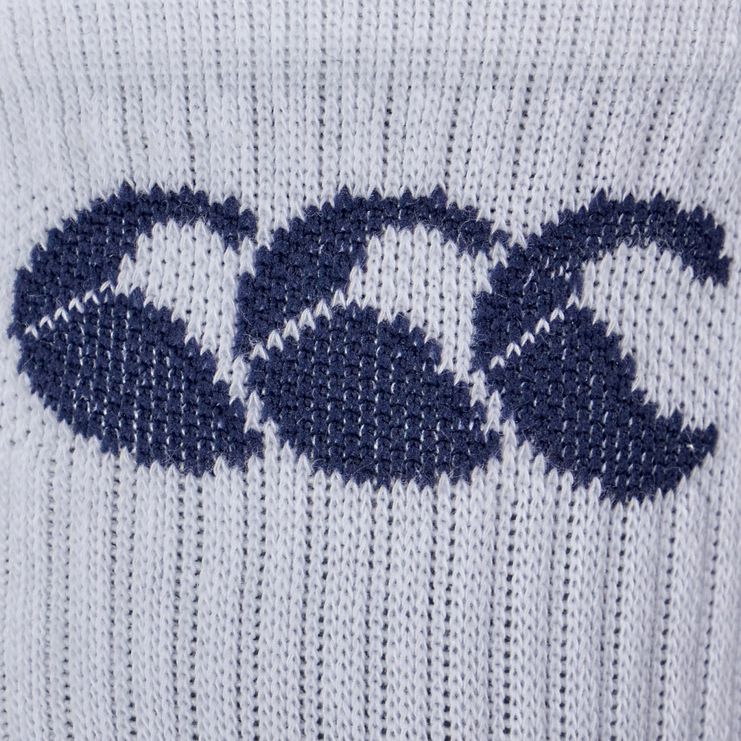 Canterbury Crew Socks 3 Pack White/Navy - Rugbystuff.com