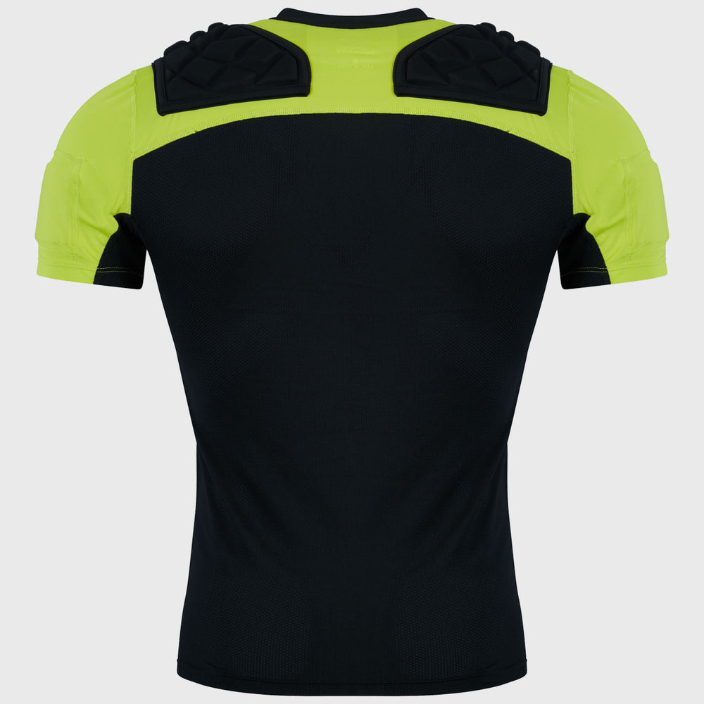 Canterbury Pro Rugby Protection Vest Black/Lime - Rugbystuff.com