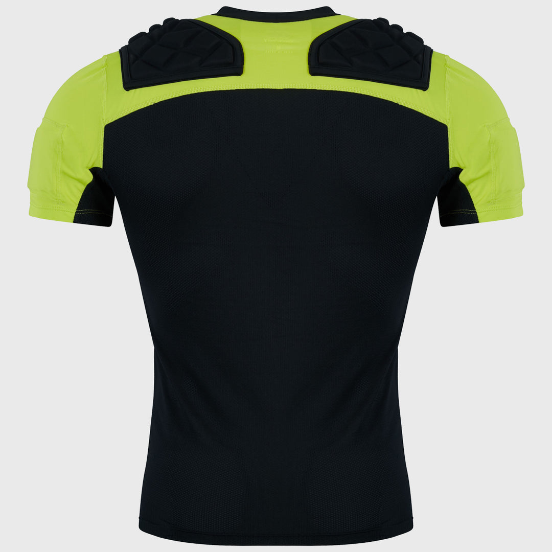 Canterbury Pro Rugby Protection Vest Black/Lime - Rugbystuff.com