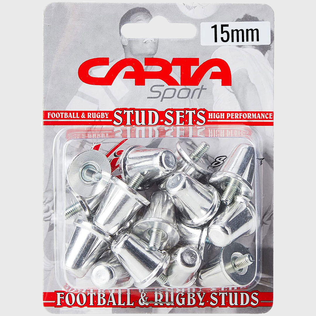 Carta 16 x 15mm Rugby Stud Pack - Rugbystuff.com