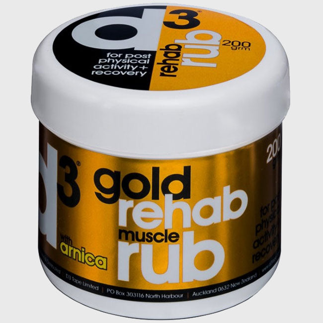 D3 Gold Rehab Muscle Rub - Rugbystuff.com
