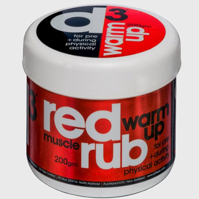 D3 Red Warm Up, Pre & During Muscle Rub - Rugbystuff.com