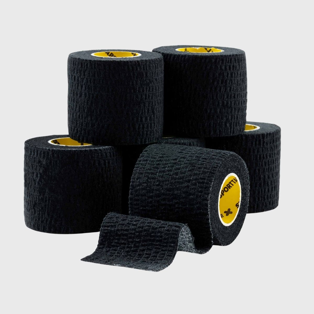 SportTape EAB Tape Black 5cm x 4.5m - Rugbystuff.com