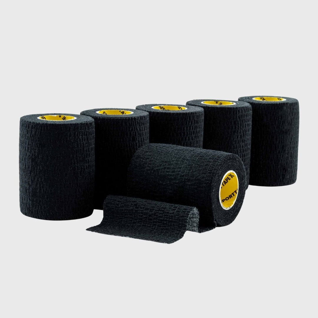 SportTape EAB Tape Black 7.5cm x 4.5m - Rugbystuff.com