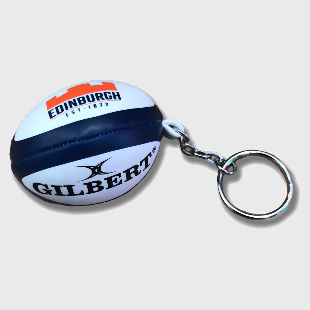 Gilbert Edinburgh Replica Rugby Ball Keyring - Rugbystuff.com