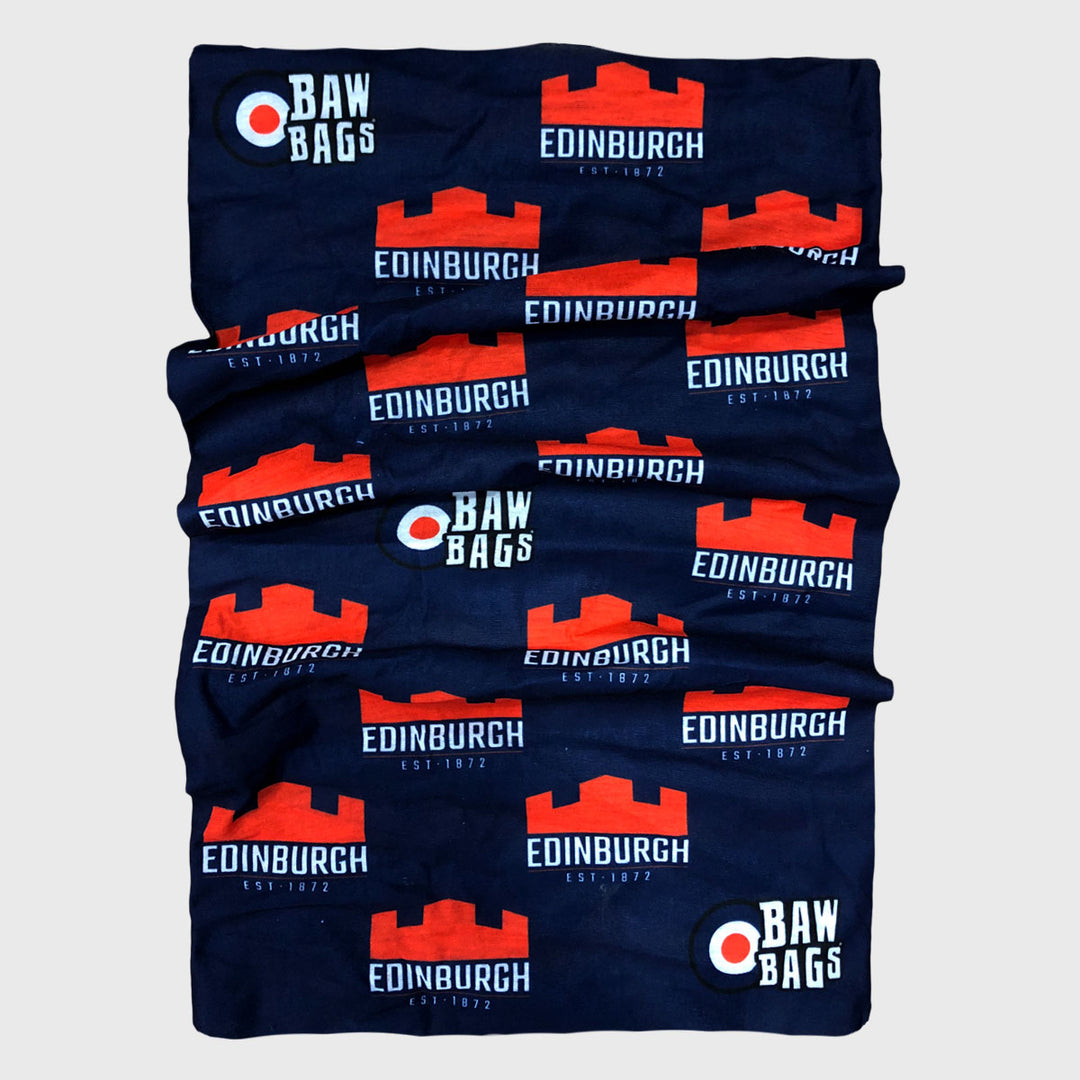 Bawbags Edinburgh Rugby Multi-Sleeve Snood Navy/Orange - Rugbystuff.com