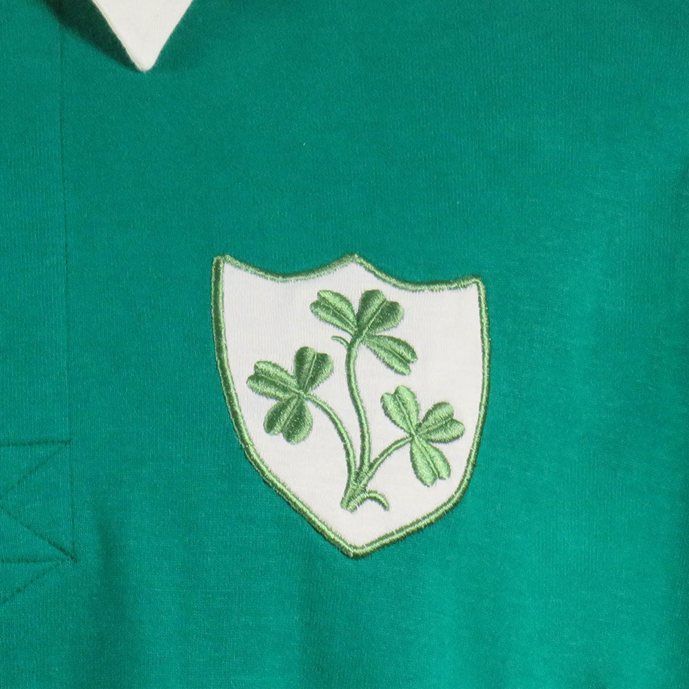 Ellis Rugby Ireland 1948 Grand Slam Vintage Long Sleeve Rugby Jersey - Rugbystuff.com