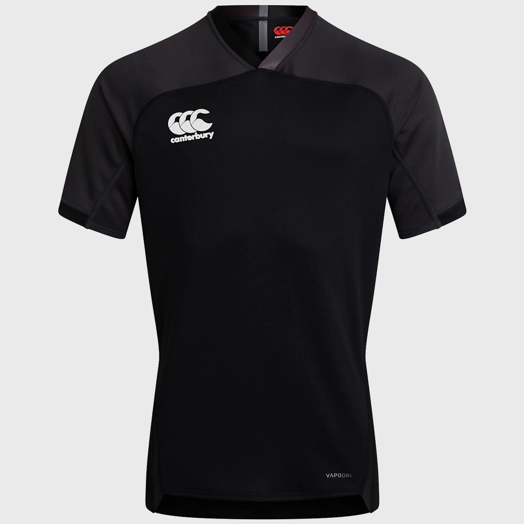 Canterbury Kid's Evader Rugby Training Jersey Black - Rugbystuff.com