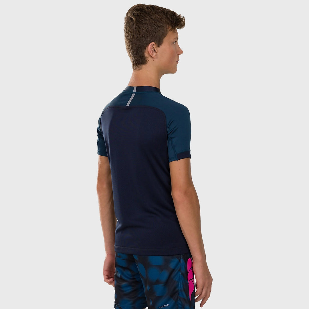 Canterbury Kid's Evader Rugby Training Jersey Navy - Rugbystuff.com