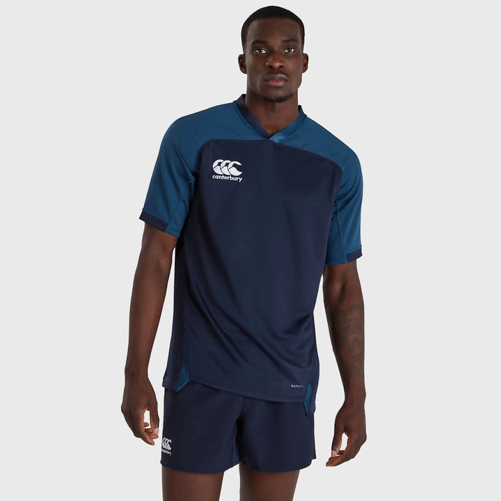 Canterbury Men's Evader Rugby Training Jersey Navy - Rugbystuff.com