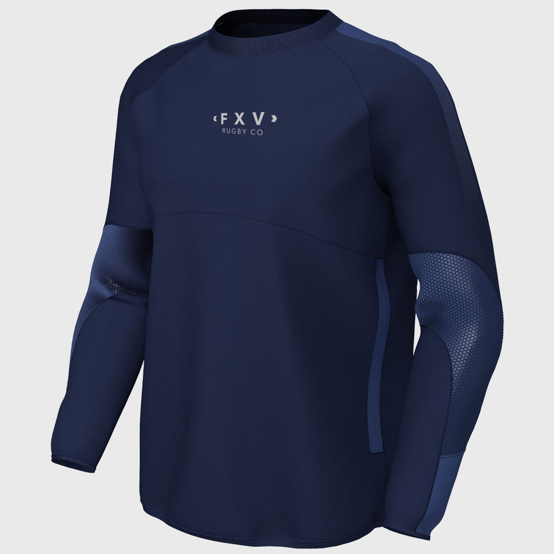 FXV Rugby Co Rugby Training Contact Top Navy - Rugbystuff.com