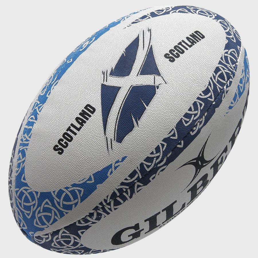 Gilbert Flower of Scotland Supporters Rugby Ball - Rugbystuff.com