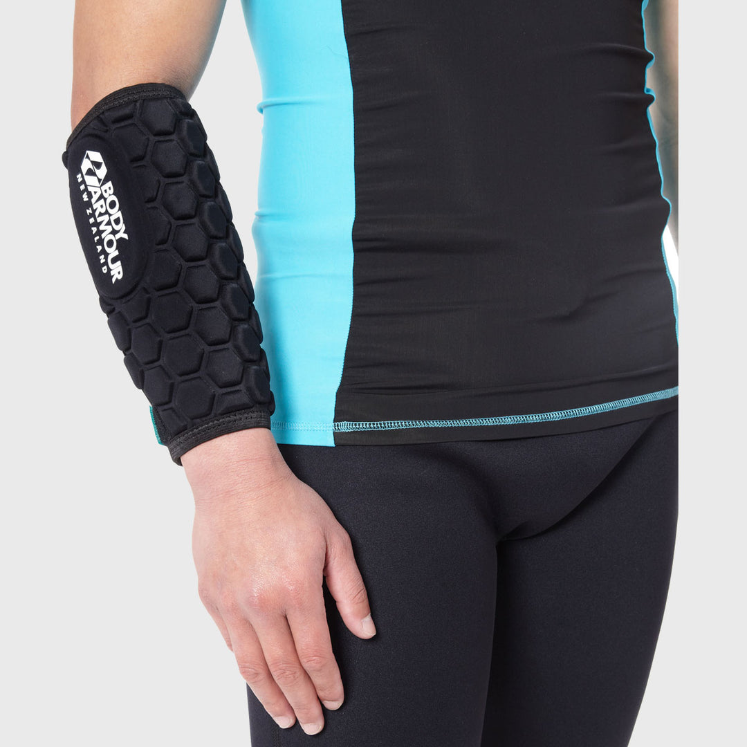 Body Armour Rugby Forearm Protector Black - Rugbystuff.com