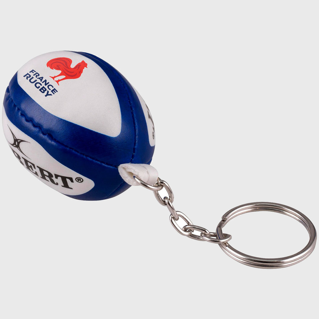 Gilbert France Rugby Ball Keyring - Rugbystuff.com