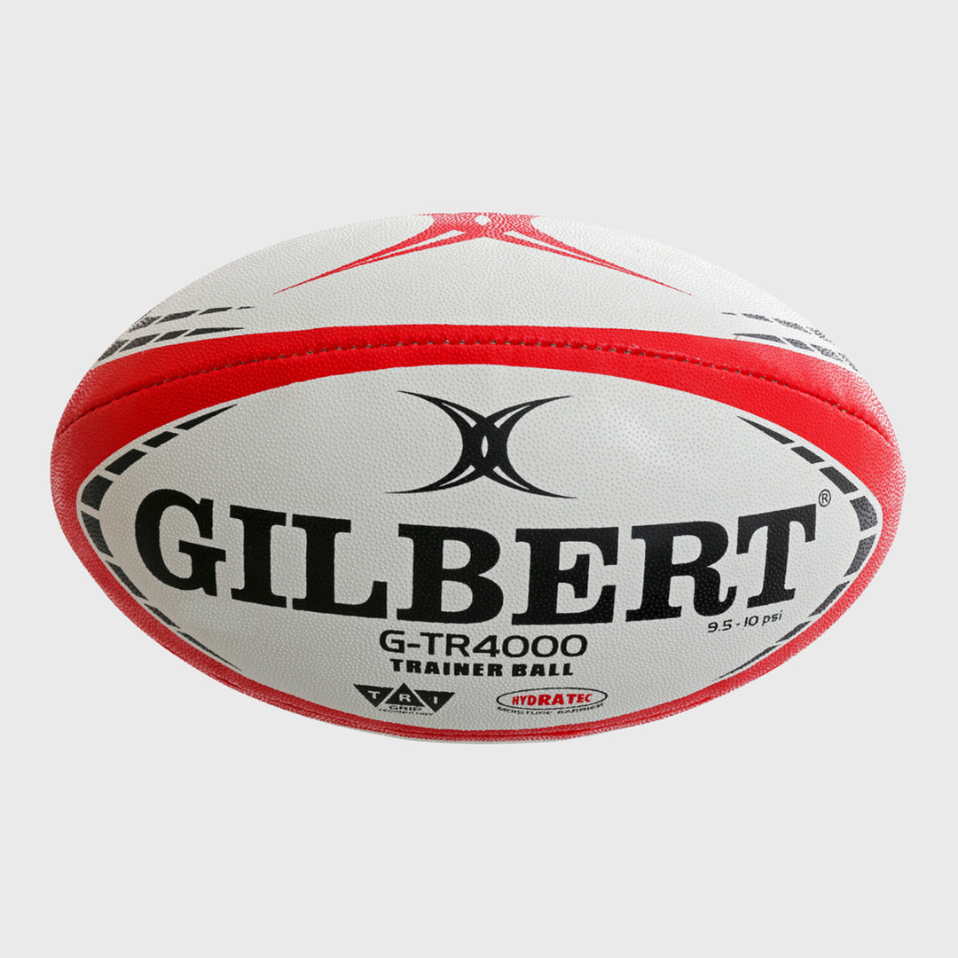 Gilbert G-TR4000 Training Rugby Ball Red Size 3 - Rugbystuff.com